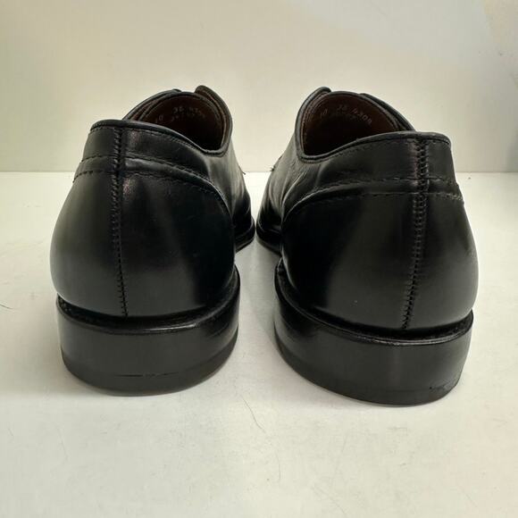 Allen Edmonds LaSalle Split Toe Blucher Dress Shoe Black Calf USA Men's 10 Wide - Picture 8 of 14